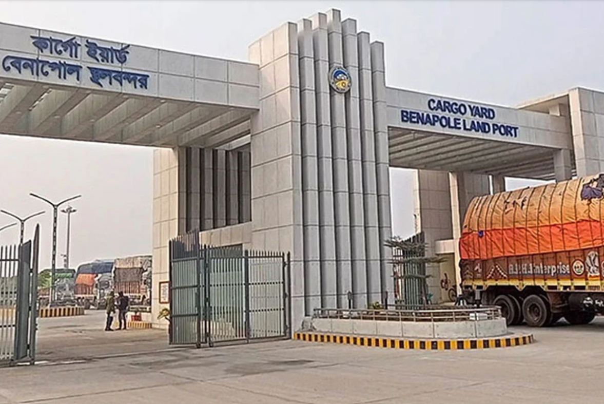 বেনাপোল স্থলবন্দরে আমদানি-রফতানি কার্যক্রম বন্ধ