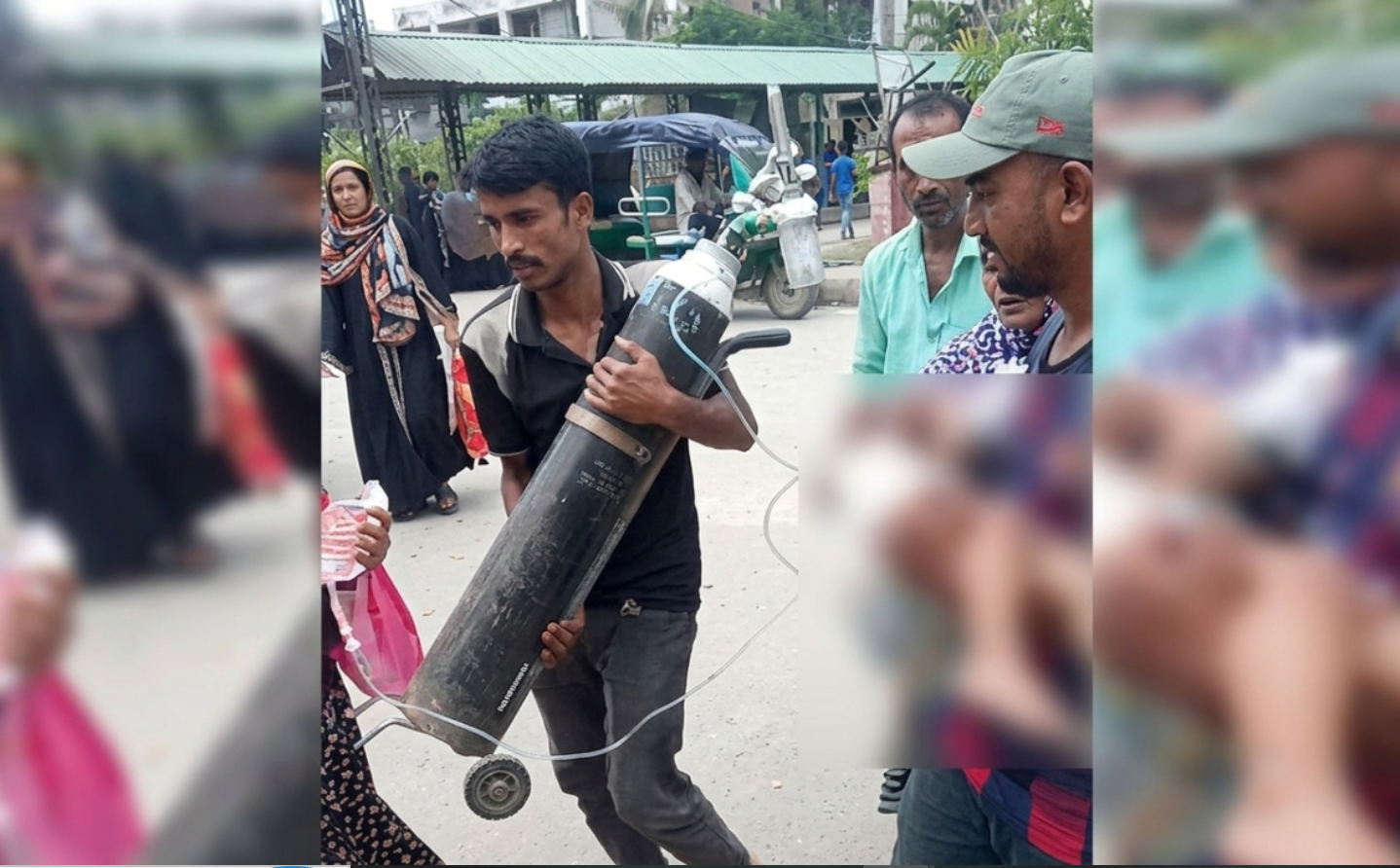 টাকা না দেওয়ায় মিলল না ট্রলি, অক্সিজেন নিয়ে ছোটাছুটির পর শিশুর মৃত্যু