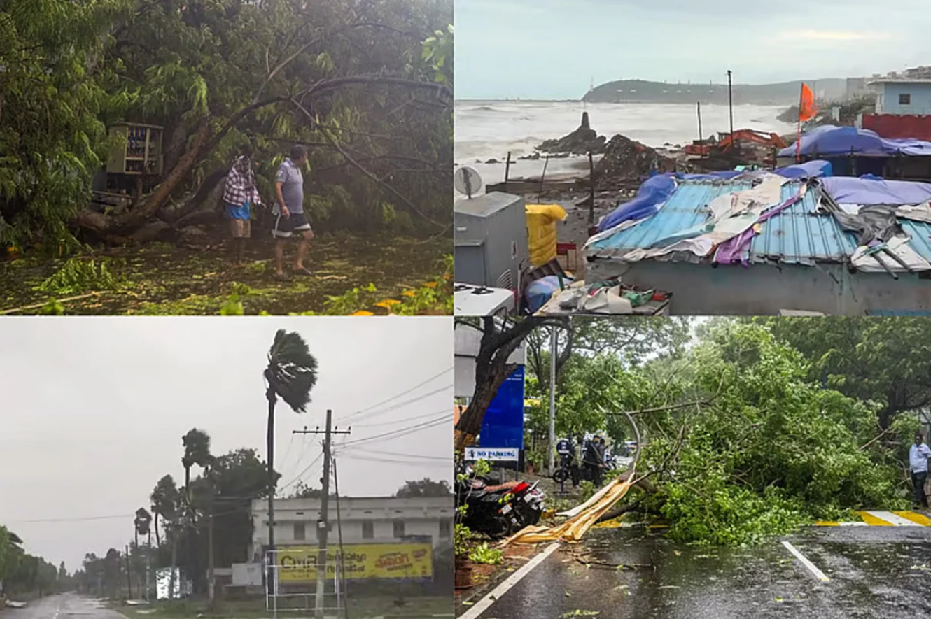 ঘূর্ণিঝড় অর্ণবে অন্ধপ্রদেশে ব্যাপক ক্ষয়ক্ষতি, নিহত ২